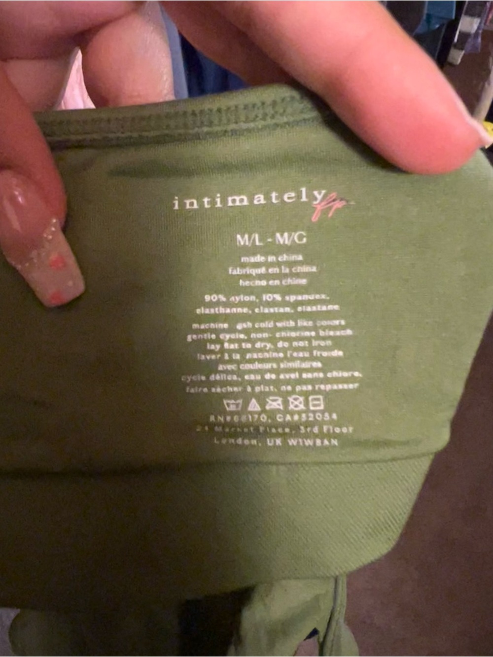 Free people green bralette - Picture 4 of 4